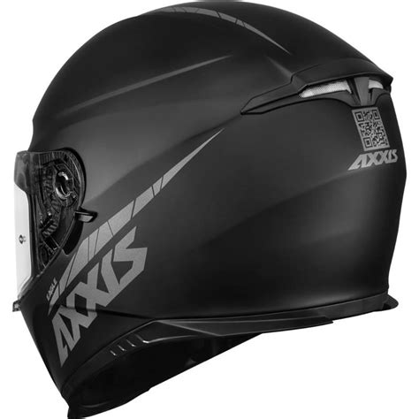 Capacete Axxis Eagle SV Solid Preto Cinza Fosco