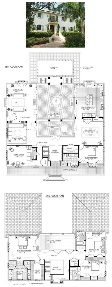french house plan