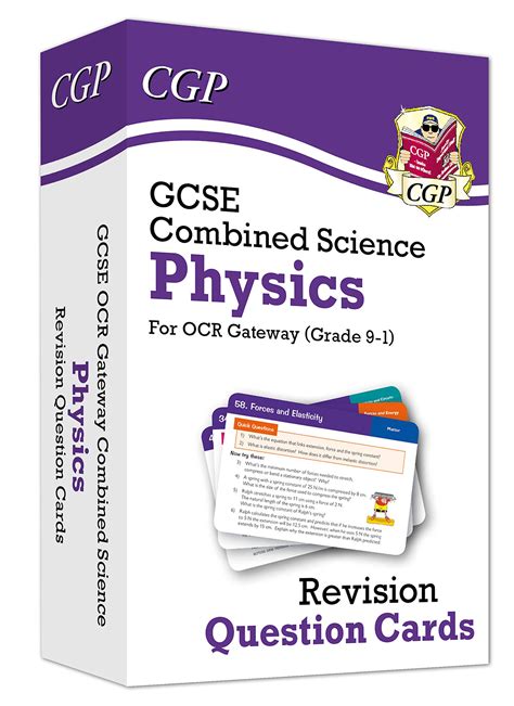 Buy Gcse Combined Science Physics Ocr Gateway Revision Question Cards