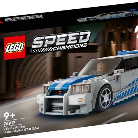 LEGO 76917 Speed Champions 2 Fast 2 Furious Nissan Skyline GT-R (R34 ...