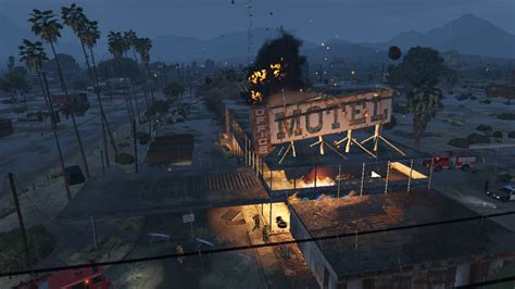 Sandy Shores Motel On Fire Gta Mods