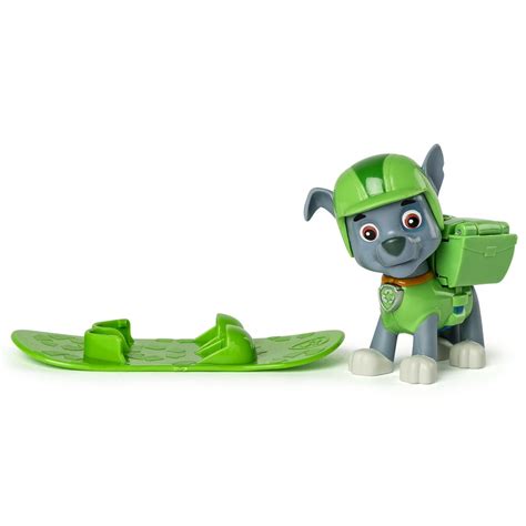 Paw Patrol Winter Rescues Action Pack Pup, Snowboard Rocky - Walmart ...