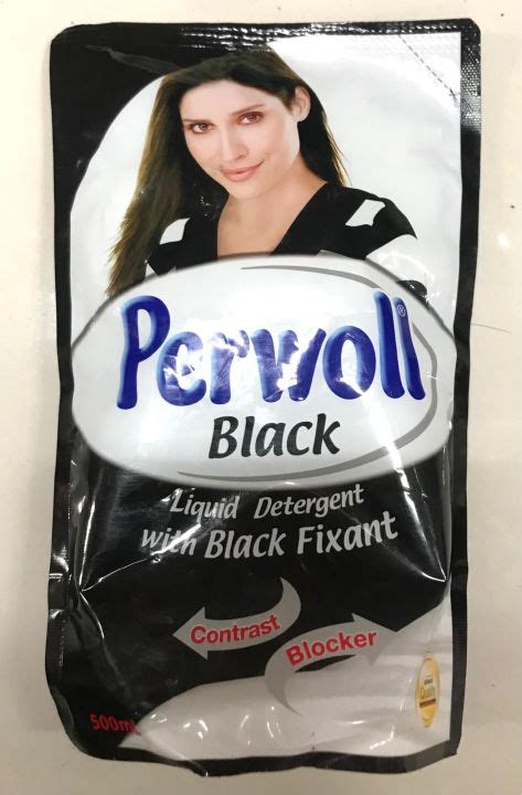 500mL Perwoll Black Liquid Detergent With Black Fixant Refill Pack