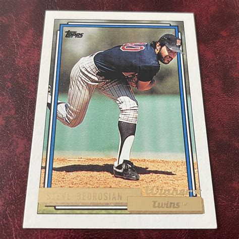 Topps Set Steve Bedrosian Gold Winner Parallel Minnesota