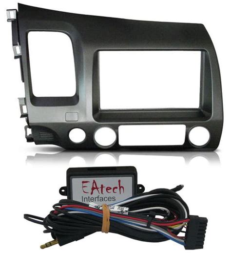 Moldura De Painel Din Honda New Civic Interface Comando