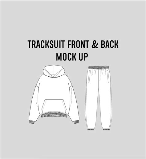 Streetwear Oversized Tracksuit Mock Up Etsy