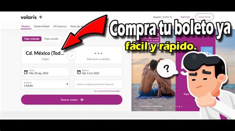 COMO COMPRAR UN BOLETO DE AVION VOLARIS 2022 PASO A PASO BIEN