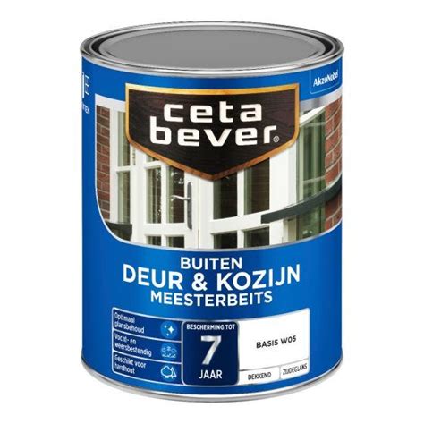 CETABEVER DEKKEND MEESTERBEITS DEUR KOZIJN BASE W05 1 L