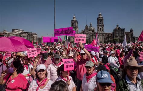 Miles marchan a favor del INE Alcaldes de México