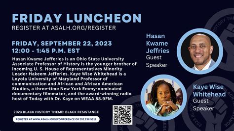 Carter G Woodson Friday Luncheon Asalh The Founders Of Black