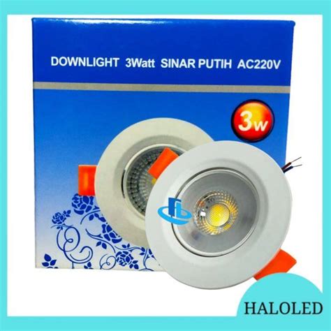 Lampu Downlight Plafon Tanam Inbow Cob W Lampu Led Downlight Cob W