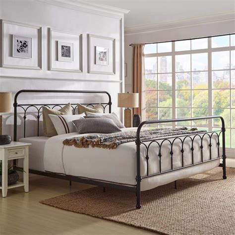 Unbelievable Metal Bed Frame King For Storables