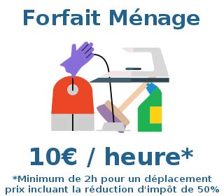 Service à la Personne et Ménage à Domicile Les Tarifs