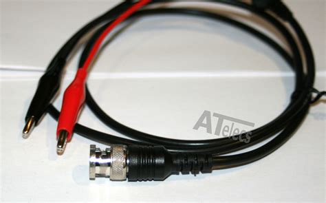 Bnc Male Plug To Alligator Crocodile Clips Test Lead Probe Oscilloscope