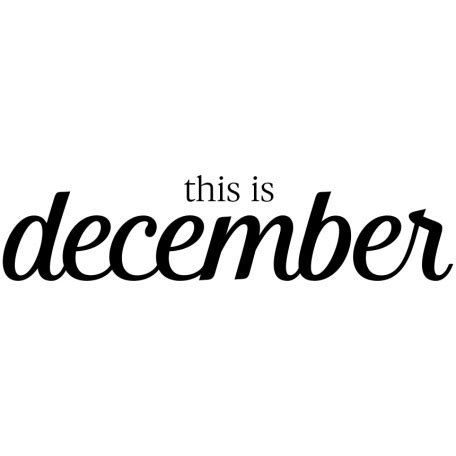 Month Word Art 04 December graphic by Marisa Lerin | DigitalScrapbook ...