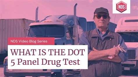 What Is The Dot 5 Panel Drug Test Department Of Transportation Drug