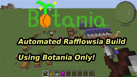 Botania Automated Rafflosia Mana Generation Minecraft V17101 8 9