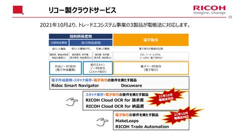 リコージャパンとメイクリープス、電子帳簿保存法改正に対応するサービスを提供 請求・会計業務のデジタル化を支援 クラウド Watch