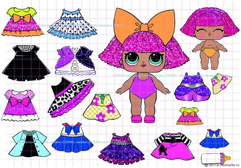 Lol Paper Dolls Printable