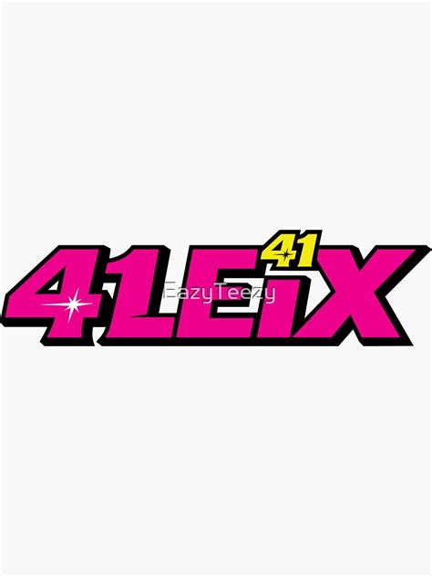 Aleix Espargaro 41 Pink And Yellow Sticker For Sale By EazyTeezy