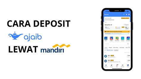 Berhasil Cara Deposit Ajaib Lewat Bank Mandiri Terbaru Youtube