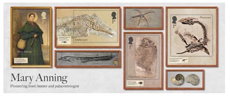 Royal Mail Mary Anning Stamps New For 2024