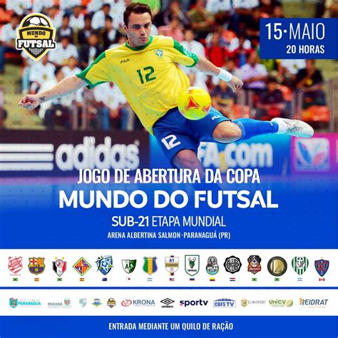 Copa Mundo do Futsal agita a semana em Paranaguá Secretaria do Esporte