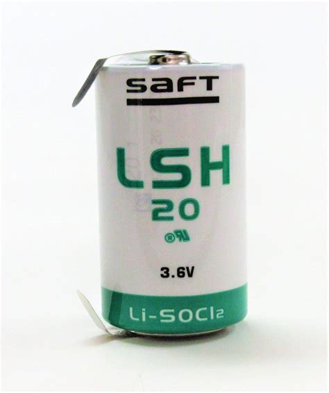 Lsh With Tabs V Ah D Cell Saft Battery Store