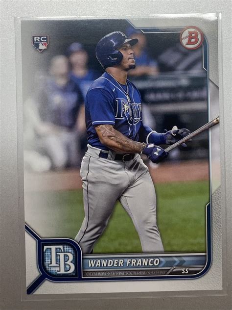 大活躍中 RC Wander Franco 2022 topps Bowman ルーキーカード タンパベイ レイズ Topps 売買された