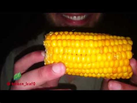 Short Asmr Corn On A Cob Raw Savage Extreme Soft Chewy Eating Sounds