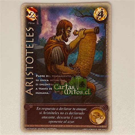 Aristoteles Mitos Y Leyendas Liber Dominus Arcano Cartas Mitos