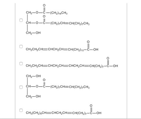 [Solved] Identify the products of the hydrolysis of the triacylglycerol ...