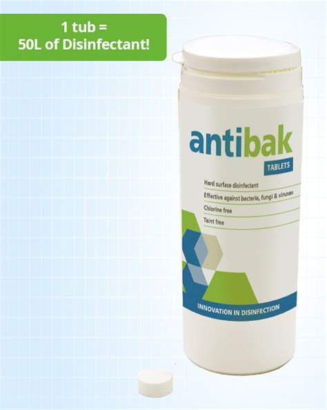 AntiBak Tablets - High Performance Disinfection – Endurocide Shop