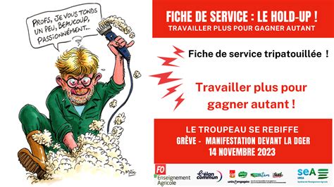 Dossier De Presse Intersyndical Fiche De Service Le Hold Up