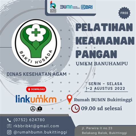 Pelatihan Keamanan Pangan Umkm Banuhampu