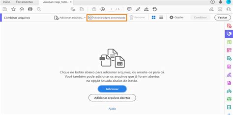 Combinar Ou Mesclar Arquivos Em Um Nico Pdf Adobe Acrobat