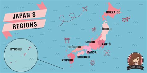 Regions Of Japan Map