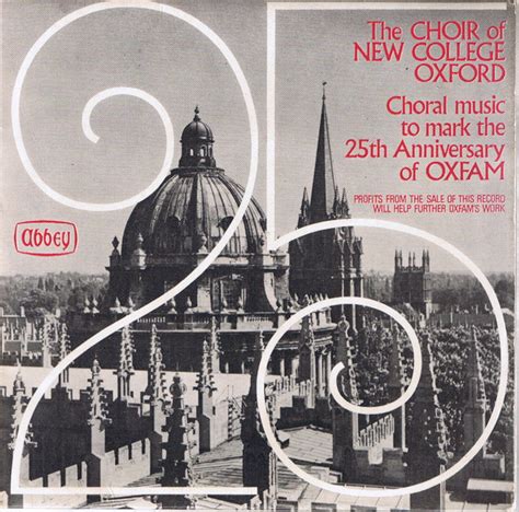 The New College Oxford Choir Choral Music To Mark The Th