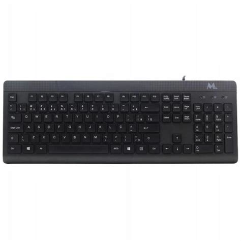 Teclado Mtek Kp Usb Abnt Slim Preto Teclado Magazine Luiza