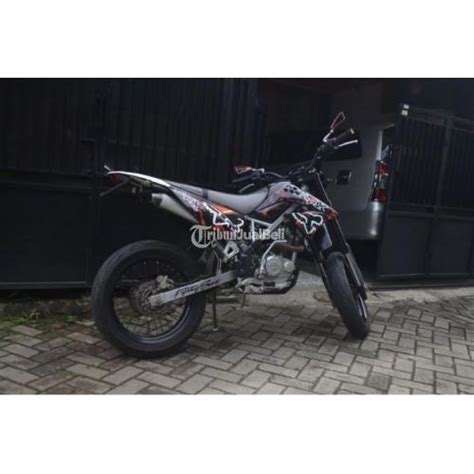 Klx L Tahun Modif Supermoto Keren Mesin Standar Kaki Kaki