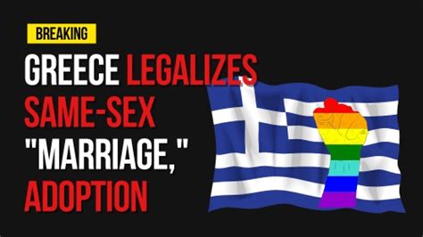 Greece Legalizes Same Sex Marriage Adoption Encounter Today