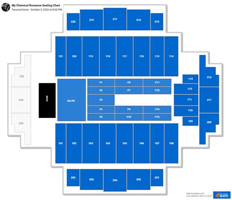 Tacoma Dome Seating Chart - RateYourSeats.com