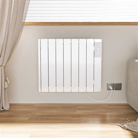 Zionheat W Panel Heater Electric Wall Freestanding Aluminium