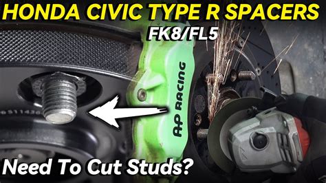 Do You Have To Cut Studs For Your New Honda Civic Type R FL5 Wheel