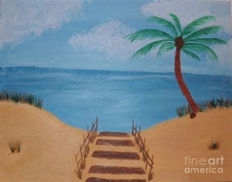 Beach Day Painting By Krystal Jost Fine Art America