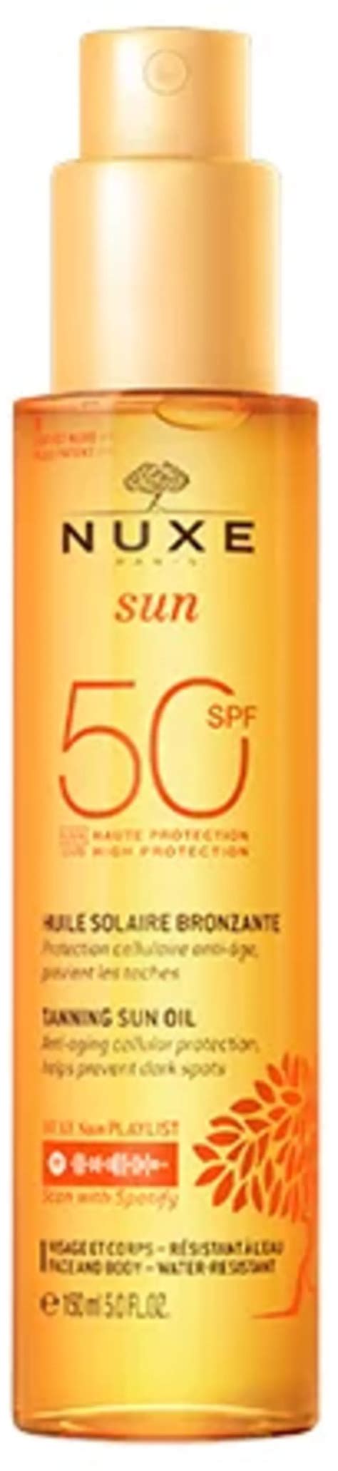 Sun Huile Solaire Bronzante Haute Protection Spf Visage Et Corps