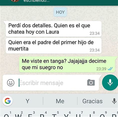 La Divertida Charla De WhatsApp De Manuela Pal Con Su Suegra Por Una Escena Hot Infobae