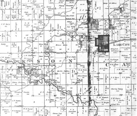 Plat Map Calhoun County Iowa An Iagenweb Project