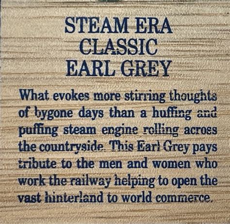 Steam Era Classic Earl Grey Tea-