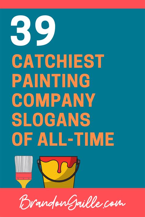 39 Catchy Painting Company Slogans And Taglines BrandonGaille Art